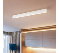 Nowodvorski Lighting Lámpara de techo Straight, blanca, 92 cm, metal, plástico