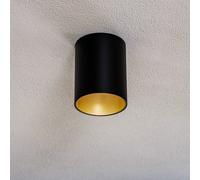 Nowodvorski Lighting Plafón Eye Tone, negro/dorado