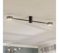 Nowodvorski Lighting Plafón Orbit II, negro, 2 luces