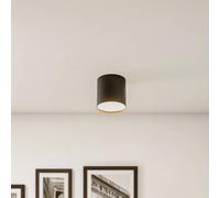 Nowodvorski Lighting Plafón Point Plexi M, negro/ópalo