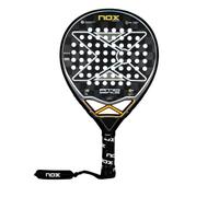 Nox AT10 Genius 18K Negro y Oro (Exclusiva PadelPROShop) - Pala de Pádel de Carbono 18K de Máxima Rigidez, Control y Potencia Profesional - Modelo 2026