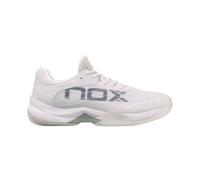 Zapatillas de pádel nox at10 lux blanco gris 37