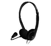 NOX Voice One Stereo Auriculares con Micrófono Negros