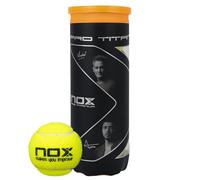 NOX Bote de 3 Pelotas de pádel Pro Titanium