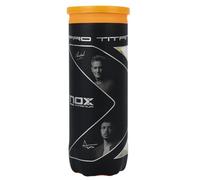 NOX Bote de 3 Pelotas de pádel Pro Titanium
