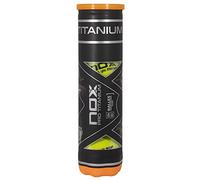 NOX Bote de 4 Pelotas de pádel Pro Titanium