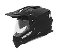 Nox casco Cross DV y pantalla, color negro mate, talla XL