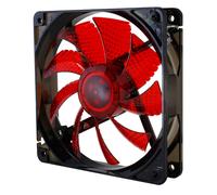 Nox coolfan 120 led carcasa del ordenador ventilador 12 cm negro, rojo
