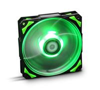 NOX Hummer H-Fan LED Carcasa del ordenador Ventilador 12 cm Negro, Verde, Blanco