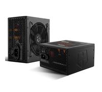 Nox Hummer Alpha -NXHUMMERA600WBZ- Fuente de alimentación 600W, certificado 80 PLUS Bronze, PFC activo, ventilador 120 mm control velocidad, cables planos, color negro