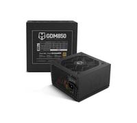 NOX XTREME PRODUCTS HUMMER GDM 850W Gold - Fuente de alimentación modular ATX 3.1 80 PLUS Gold, ventilador silencioso 120 mm, PCIe 5.1, eficiencia 90%, cables planos extra largos