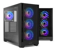 Nox Hummer PLASMA Mid Tower ARGB Frontal Intercambiable y Cristal Templado USB-C Negra