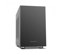 NOX Xtreme Products Hummer Vault - Microtorre Micro ATX con Capacidad hasta 7 Ventiladores, Instalación GPU, 2 × USB 3.0, Filtro Magnético Antipolvo, Negro