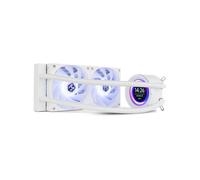 Sistema de Refrigeración Líquida Nox X-240 LCD/ Blanco