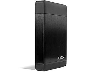 Nox Lite 3.5 -NXLITEHDD35- Caja Externa para Discos Duros SATA hasta 10 TB, USB 3.0, Plug&Play, Material Ligero y Compacto, Compatible con Todas Versiones Windows, Color Negro