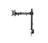 NOX XTREME PRODUCTS Soporte Monitor 13″/27" -NXLITESNGLSTAND- gestion cableado, Brazos articulados, Compatible VESA 75/100, Abrazadera de Escritorio, Ajuste 3D, Negro