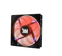 Nox NX12 - NX120LW - Ventilador Caja, 12 cm, Led Blanco, Color Rojo/Negro