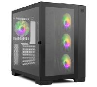 Caja ordenador gaming nox hummer astra atx 2 x usb 3.0 1 x usb tipo c 4 x 120mm argb