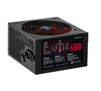 NOX NXS650 unidad de fuente de alimentación 650 W 20+4 pin ATX Negro/Rojo