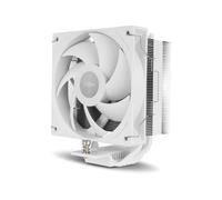 NOX XTREME PRODUCTS HUMMER R-400 White - Disipador CPU por Aire, Ventilador 120mm PWM, TDP 235W, 4 Heatpipes, Compatible Intel/AMD, Silencioso y Eficiente, Blanco