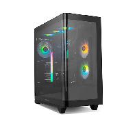 nox semitorre hummer ether cristal curvo negro