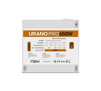 NOX - Urano PRO White 650W Bronze unidad de fuente de alimentación ATX Blanco