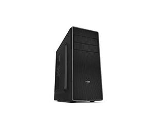 NOX XTREME PRODUCTS COOLBAY RX - Caja ATX y Micro ATX con Frontal Metal Mesh, USB 3.0, Espacio para hasta 3 Ventiladores, 4 Discos Duros, Gráficas hasta 370 mm, Color Negro