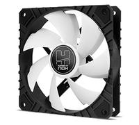 NOX XTREME PRODUCTS H-FAN PRO -NXHUMMERHFANPROWN- Ventilador para Caja PC 120mm, funcion PMW, 7 aspas, rodamientos hidráulicos, diseño silencioso optimizado, esquinas soporte goma, Blanco Pmw