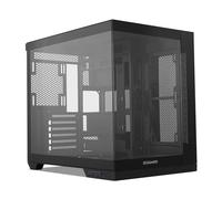 NOX Xtreme Products Hummer Astra Neo Black - Semitorre ATX | M-ATX | ITX, Cristal Templado panorámico Frameless, Espacio para 9 Ventiladores, gráficas hasta 400mm, USB-C y USB 3.0, Color Negro