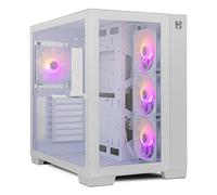Caja Semitorre ATX Nox NXHUMMERASTRAWH Blanco Ventilador x 4
