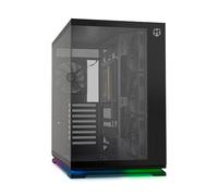 NOX Xtreme Products Hummer Galaxy - Caja PC, Cristal Templado Frameless, 4 Ventiladores 120mm PWM, Espacio para 10 Ventiladores, USB-C y USB 3.0, Controladora Hub ARGB, ATX/M-ATX/ITX, Negro