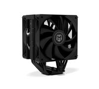 NOX XTREME PRODUCTS Hummer H-200 LCD - Disipador de CPU con Pantalla LCD, Ventilador ARGB de 120 mm con PWM, Seis Heatpipes de Cobre, Alto Rendimiento Térmico, Compatible con Intel y AMD, Negro