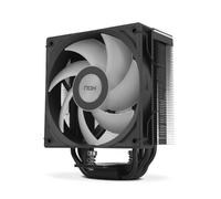 NOX XTREME PRODUCTS HUMMER H-500 - Disipador CPU con pantalla digital de temperatura, compatible AMD AM/AM4 e Intel 115X/1200/1700/1851, ventilador 120 mm PWM, 4 heatpipes cobre/aluminio, negro