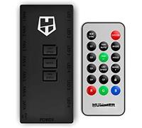 NOX XTREME PRODUCTS Hummer R-HUB -NXHUMMERRHUB- Controlador Velocidad Efectos iluminación para Ventiladores, 12 Puertos, 59 Efectos iluminación, Mando Distancia Incluido, Color Negro