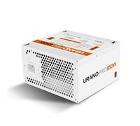 NOX Xtreme Products URANO Pro 850W 80 Plus White Bronze-Fuente de Alimentación ATX Ventilador Silencioso 120 mm PWM, Protección Integral (OVP, UVP, OPP, SCP, OTP), PFC Activo, Cables Planos, Blanco