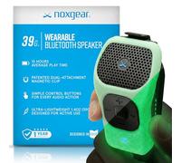noxgear Altavoz Bluetooth portátil de 39 g, mini clip magnético, resistente al agua hasta 15 horas de reproducción, Bluetooth con clip, altavoz portátil con micrófono, rango de 100 pies (color