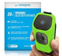 noxgear Altavoz Bluetooth portátil de 39 g, mini clip magnético, resistente al agua hasta 15 horas de reproducción | Bluetooth con clip, altavoz portátil con micrófono, alcance de 100 pies (color