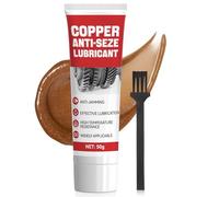 NoxGule Grasa de Cobre, Pasta de Cobre, Grasa Cobre, Baja Volatilidad, Resistente al Agua, Resistente a Altas Presiones, Utilizado en Sistemas de Frenos, Automóviles, Bujías y Pastillas de Freno, 50g