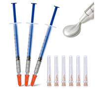 NoxGule Pintura Conductora de Electricidad, Pintura Conductora, Conductivo Pasta de Plata, Diseño Aguja de Precisión, Adecuado para Reparar Placas Circuitos, Controles Remotos, Teclados