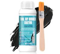NoxGule Recubrimiento de Caucho, Caucho Liquido, Pintura de Caucho Impermeabilizante, Revestimiento Protector Flexible y Extraíble para Alicates y Herramientas de Joyería, Negro, 150g