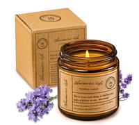 NoxGule Vela Perfumada, Vela Rituals, Velas Aromaticas para Regalo, Regalos Mujer Cumpleanos, Aroma de Lavanda, Adecuado para Cumpleaños, Baño, Yoga, Relajación, Arde Durante 16-20 Horas, 80g