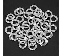 noxidable Arandelas,Arandela ondulada Junta de arandela ondulada de acero inoxidable Arandelas elásticas Herramientas de bloqueo(estilo: M6 (50PCS))