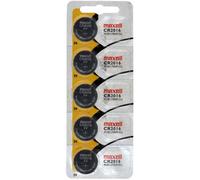 Noxtic Pila Botón Litio CR2016 3V Blister 5 Unidades - Solución Duradera Para Dispositivos Electrónicos