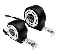 Noxtioanip 2 Piezas Flexometro 5 m/10 m, Cinta métrica con Cierre Automático, Cinta de Acero Resistente, Medición Precisa, para Todo Tipo de Mediciones en Tu Día a Día, Casa, Obras o en el Taller