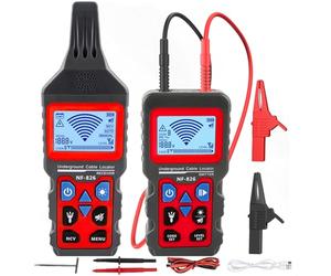 NOYAFA NF-826 Detector de Cables Subterráneos - Localizador de Cables y Líneas Eléctricas en Pared y Tierra, Buscador de Cables Ocultos para Electricidad y Cableado