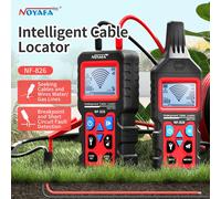 NOYAFA rastreador de cables subterráneos NF-826 probador de cables antiinterferencias localizador de cables de alto y bajo voltaje Detector de tuberías subterráneas NF-826