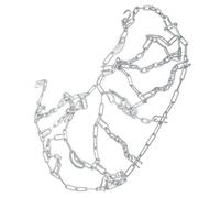 NOYGRNH Cadenas for neumáticos de nieve for motocicletas y scooters Cadena antideslizante y eléctrica Versátil for derrapes y carreteras nevadas Estándar