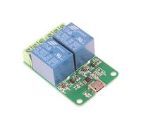 NOYITO HID - Interruptor de control de computadora USB sin unidad USB Módulo de relé de control de interruptor inteligente USB Plug and Play (2 canales Micro-USB)