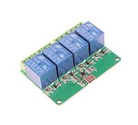 NOYITO HID - Interruptor de control de computadora USB sin unidad USB Módulo de relé de control de interruptor inteligente USB Plug and Play (4 canales Micro-USB)