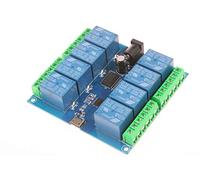 NOYITO HID - Interruptor de control de computadora USB sin unidad USB Módulo de relé de control de interruptor inteligente USB Plug and Play (8 canales Micro-USB)